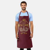Mijn Beste Graad Is Papa Opgericht Vaderdag Schort (Gedragen)