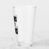 Mijn beste handgetekende Typografie-ontwerp Glas (Links)