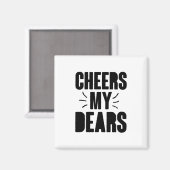 Mijn beste handgetekende Typografie-ontwerp Magneet (Voorkant / Achterkant)