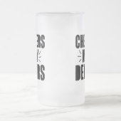 Mijn beste handgetekende Typografie-ontwerp Matglas Bierpul (Center)