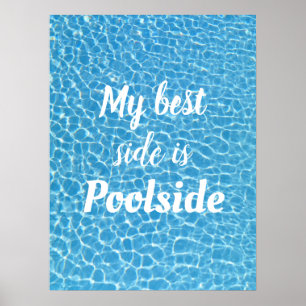 Mijn beste kant is pooside poster