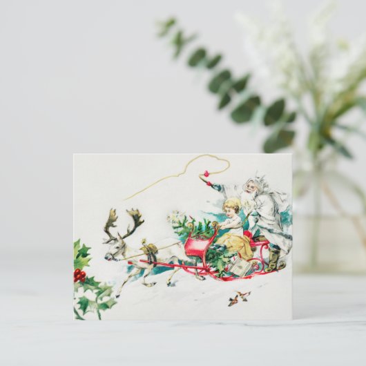 Mijn beste kleine vriendje kerstmis feestdagenkaart (Staand voorkant)