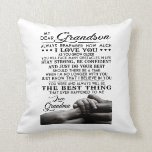 Mijn beste kleinzoon kussen