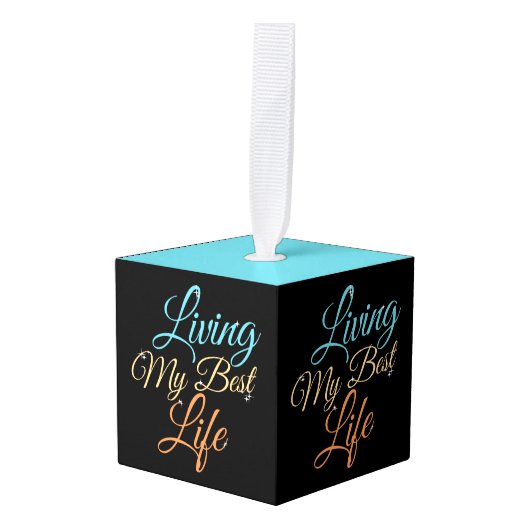 Mijn beste leven - Positiviteitscijfers Decoratie (Voorkant hoekig)