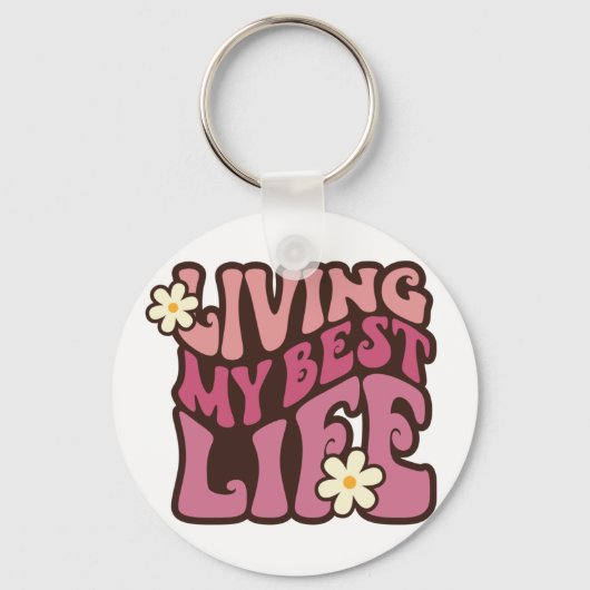 Mijn beste levensdagen sleutelhanger (Voorkant)
