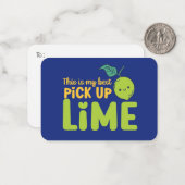 Mijn beste Limoen Funny Pun Cute Valentijnsdag Notitiekaartje (Voorkant / Achterkant in situ)