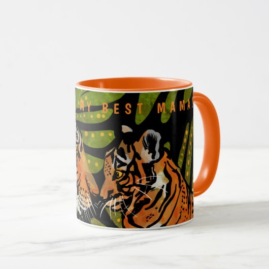 MIJN BESTE MAMA Two-Tone COFFEE MOK (Voorkant rechts)