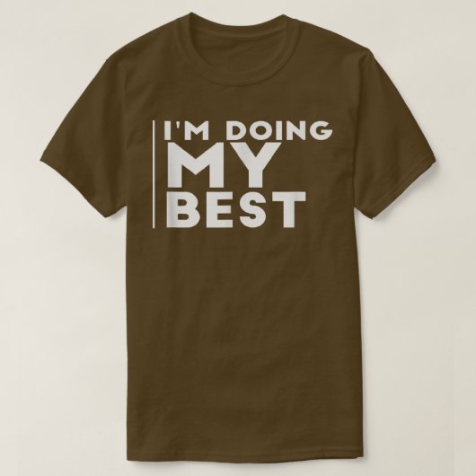Mijn beste stomme grappige feminisme optimistisch t-shirt (Design voorkant)