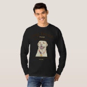 Mijn beste therapeut is mijn labrador hond t-shirt (Voorkant volledig)