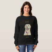 Mijn beste therapeut is mijn labrador hond trui (Voorkant volledig)