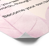 Mijn beste vriend Aanmoediging Gedicht Poëzie Poster (Hoek)