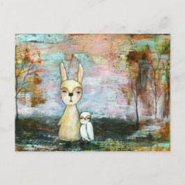 Mijn beste vriend, Baby konijn, Baby Abstracte kun Briefkaart