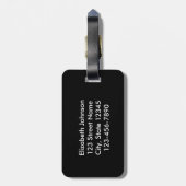 Mijn beste vriend bagagelabel (Achterkant verticaal)