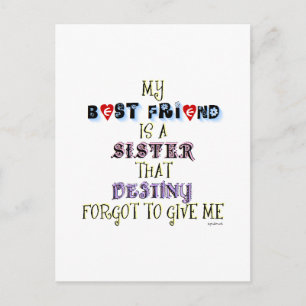 MIJN BESTE VRIEND BRIEFKAART