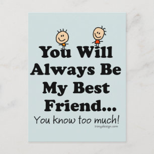 Mijn beste vriend briefkaart