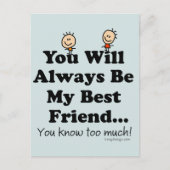 Mijn beste vriend briefkaart (Voorkant)