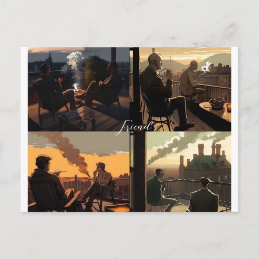 Mijn beste vriend briefkaart (Voorkant)