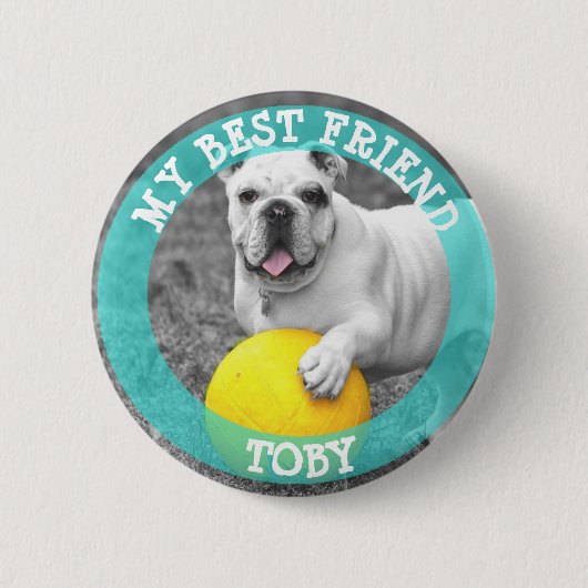 Mijn beste vriend, Dog Photo Button (Voorkant)