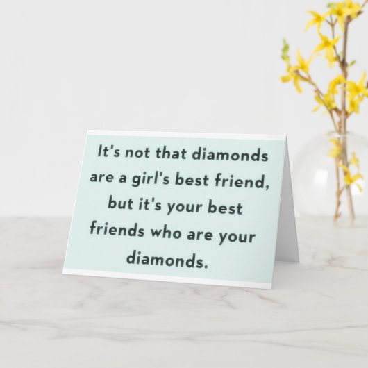 MIJN BESTE VRIEND DRAAGT **30** KAART (Gele Bloem)