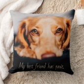 Mijn beste vriend heeft een poothond, Puppy Meme Kussen (Deken)