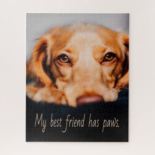 Mijn beste vriend heeft een poothond, Puppy Meme Legpuzzel (Verticaal)