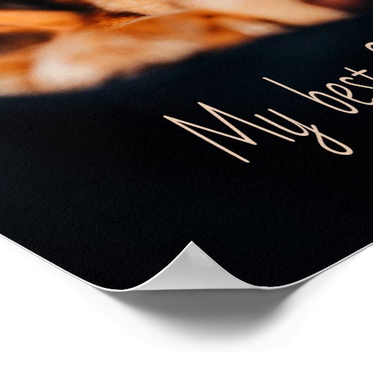 Mijn beste vriend heeft een poothond, Puppy Meme Poster (Hoek)