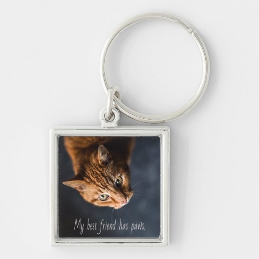 Mijn beste vriend heeft pokken, Cat Kitten Cute Sleutelhanger (Voorkant)