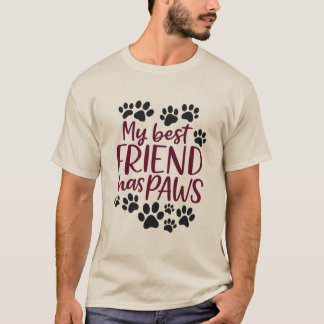 Mijn Beste Vriend Heeft Pootjes Mooie Huisdierlief T-shirt