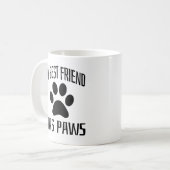 Mijn beste vriend heeft poten - Hondenliefhebbers Koffiemok (Voorkant links)