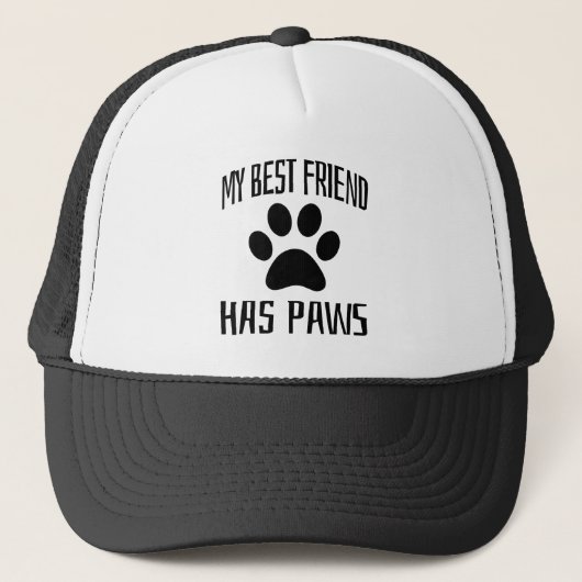 Mijn beste vriend heeft poten - Hondenliefhebbers Trucker Pet (Voorkant)