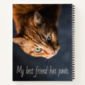 Mijn beste vriend heeft poten, Katje Schattig Notitieboek (Achterkant)