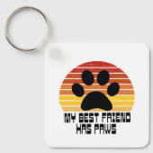 Mijn beste vriend heeft poten sleutelhanger (Voorkant)