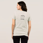 Mijn beste vriend heeft vier poten Goud Retriever Tri-Blend Shirt (Achterkant volledig)