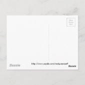 Mijn beste vriend heeft whiskers briefkaart (Achterkant)