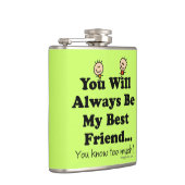 Mijn beste vriend heupfles (Rechts)