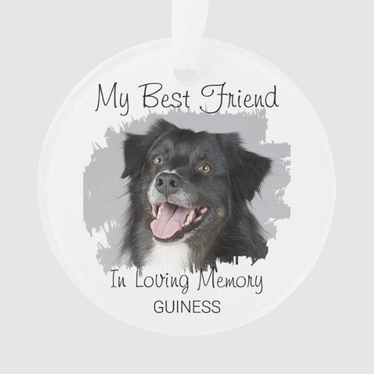 Mijn beste vriend | Huisdierherdenking Ornament (voorkant)