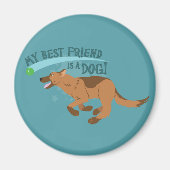 Mijn beste vriend is een hond magneet (Voorkant)