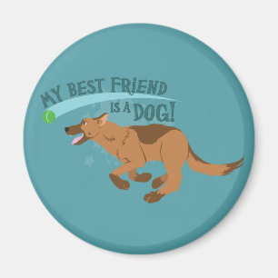 Mijn beste vriend is een hond magneet