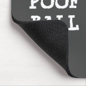 Mijn beste vriend is een Pommeren Poof Ball Pom Muismat (Hoek)