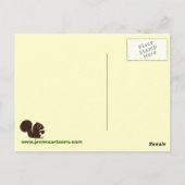 Mijn beste vriend is een Poof Ball - Funny Pom Car Briefkaart (Achterkant)