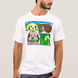 Mijn beste vriend is een reddingshond t-shirt
