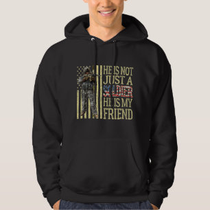 Mijn beste vriend is een soldaat van het leger van hoodie