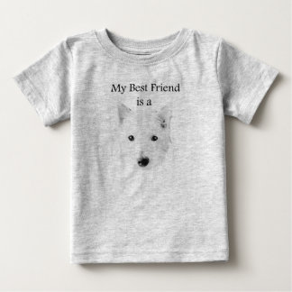 mijn beste vriend is een westie baby t-shirt