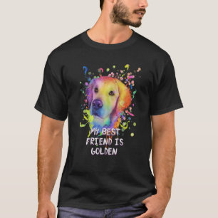 Mijn beste vriend is Golden Golden Retriever Humor T-shirt