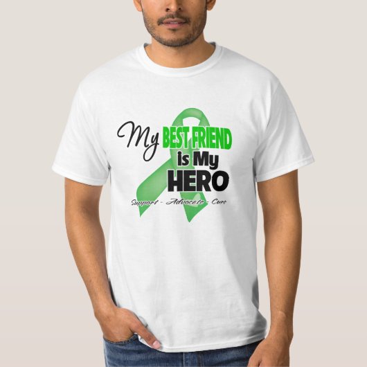 Mijn beste vriend is mijn held - Nierkanker T-shirt (Voorkant)