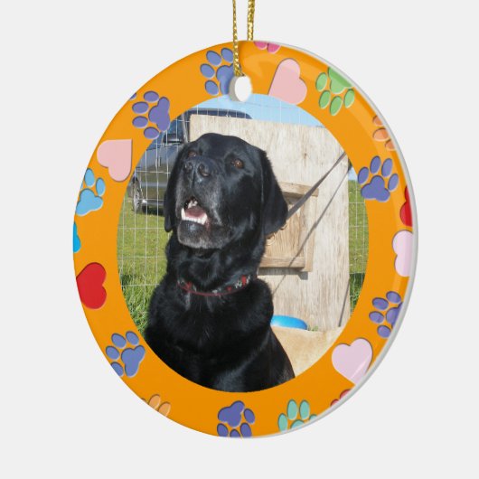 Mijn beste vriend keramisch ornament (Links)