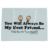 Mijn beste vriend large cadeautasje (Voorkant)