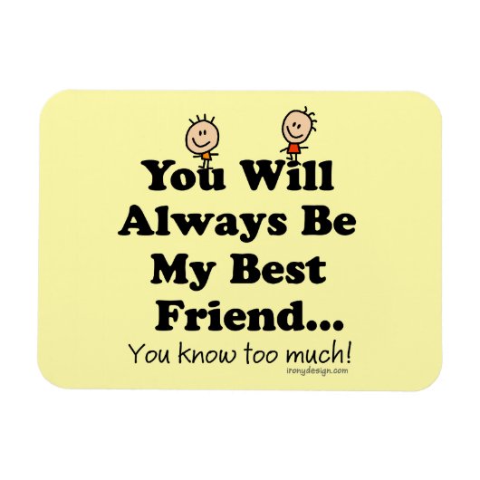 Mijn beste vriend magneet (Horizontaal)