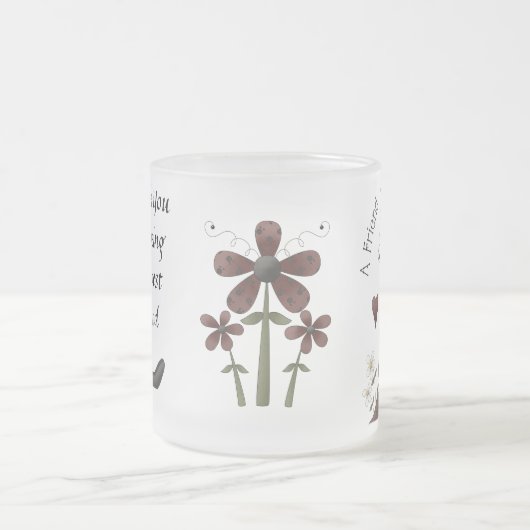 Mijn beste vriend matglas koffiemok (Center)