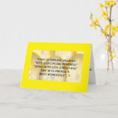 MIJN BESTE VRIEND, MIJN VERJAARDAG, BETEKENT DE WE KAART (Gele Bloem)